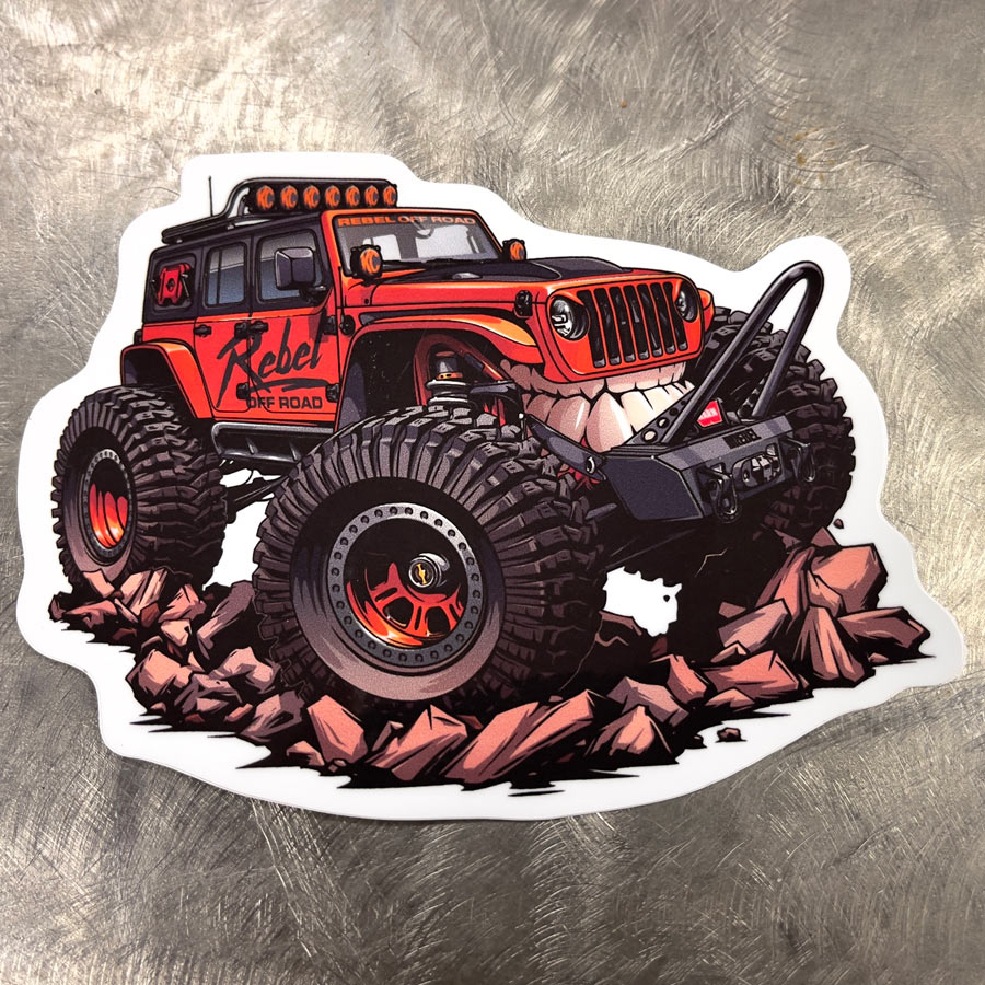 Rebel Off Road Command Vehicle Beasted-Up Series Decal - REBEL OFF ROAD
