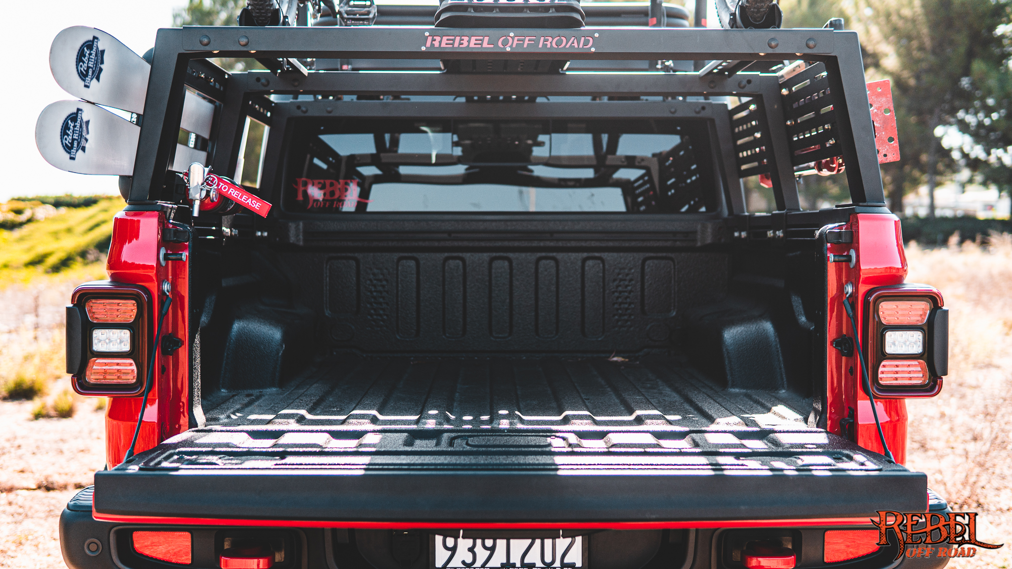 Rebel off road outlet gladiator bed rack