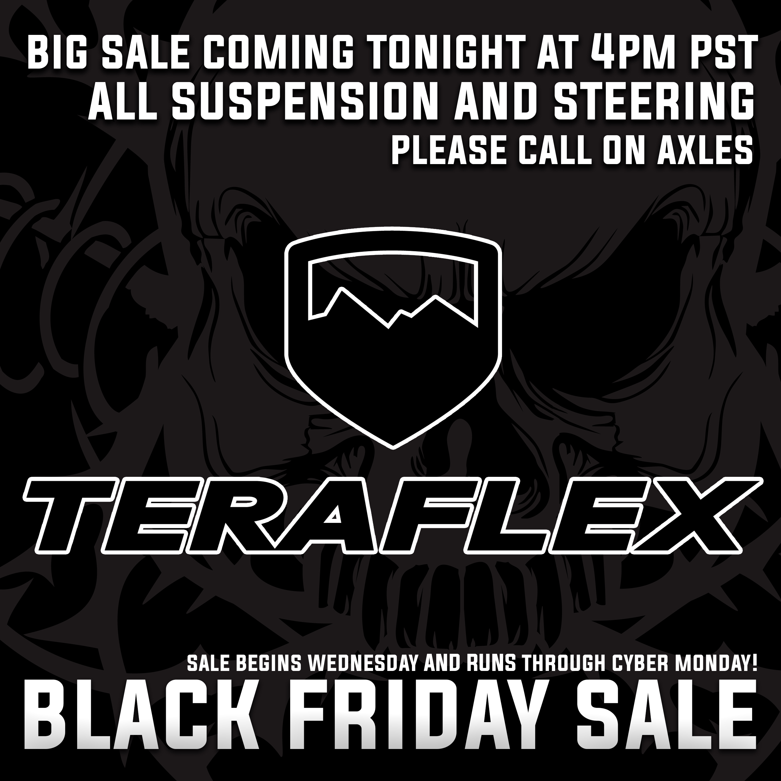 Teraflex Black Friday Sale